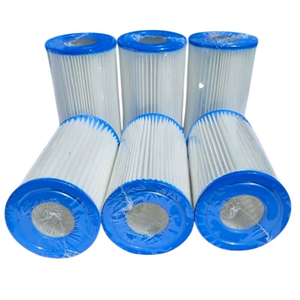 6-pack Universal Replacement Filter Cartridges 8" for Above Ground Swimming Pool